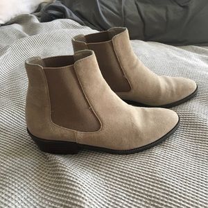 Suede ankle boots